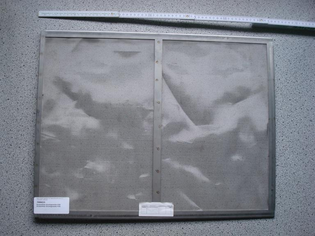Stainless steel wire mesh,487x630mm,P25