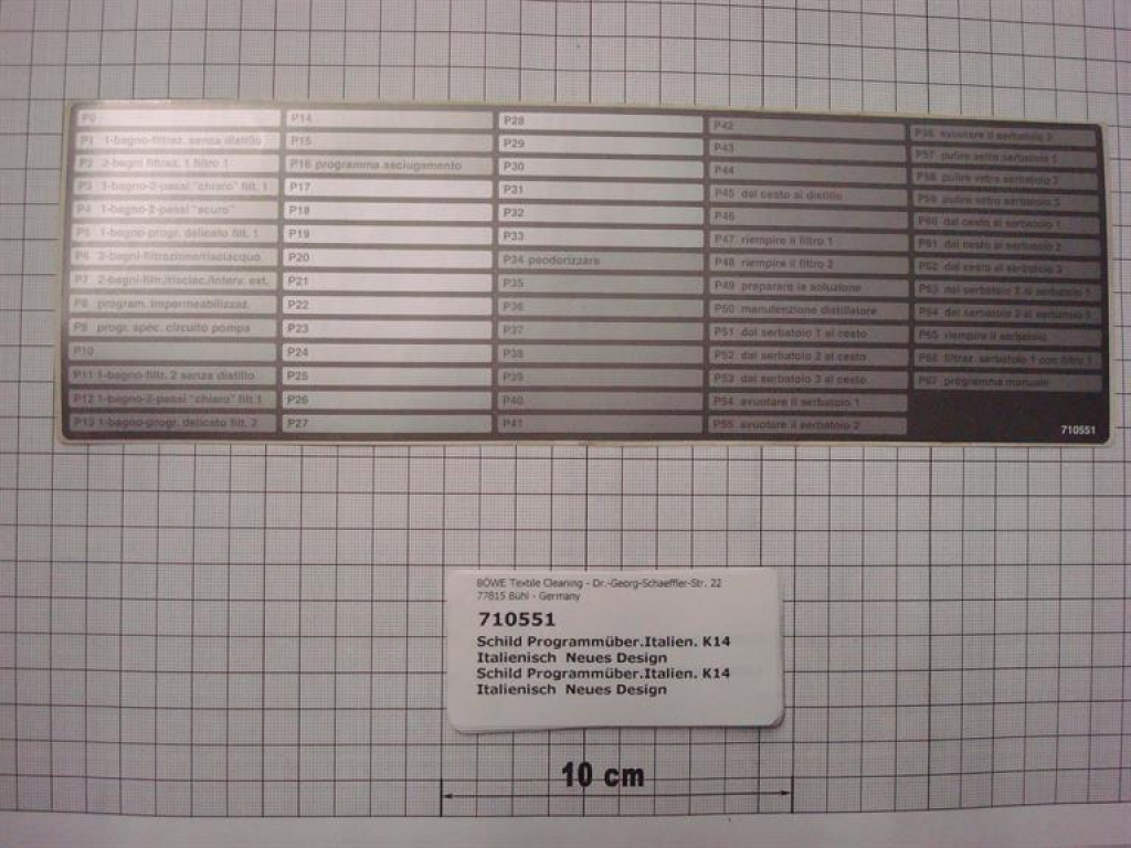 Program sticker Italian, K14