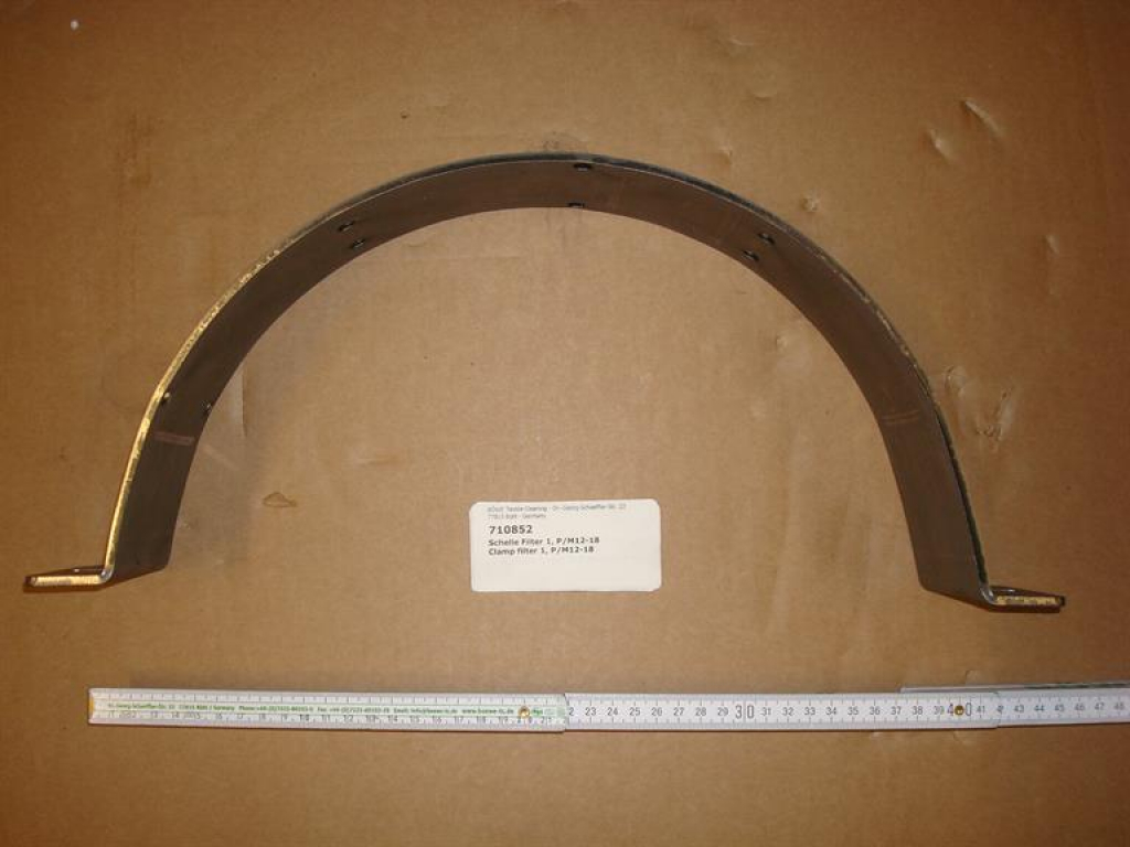 Clamp,filter bracket,DM370mm,filter1,P/M12-18