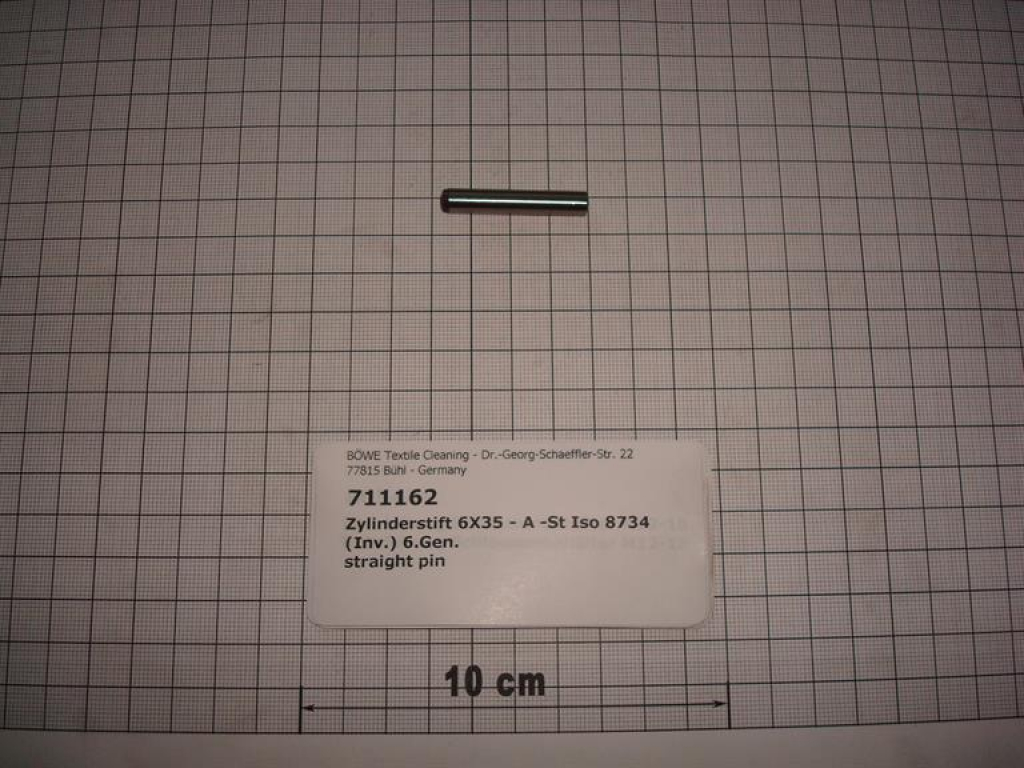 Straight pin 6x35