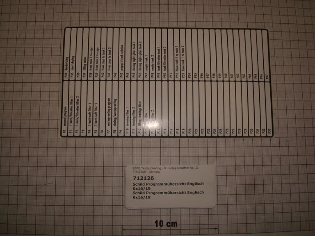 Program sticker English KX 16-19