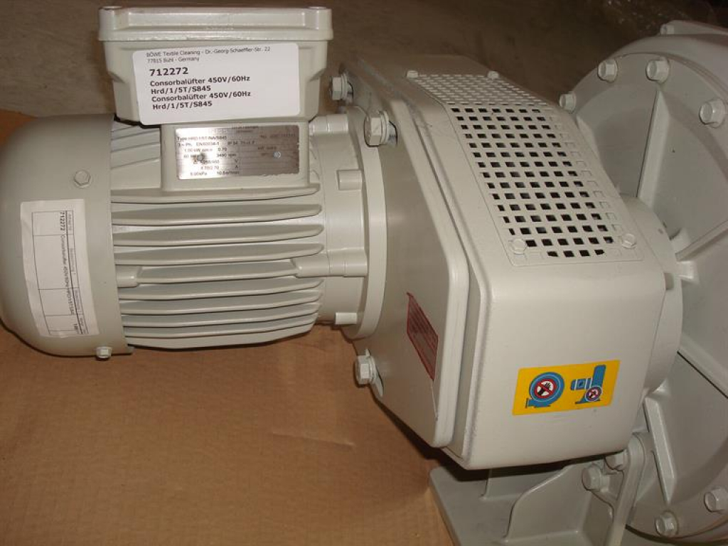 Fan motor,Consorba fan,450V-60Hz,1KW
