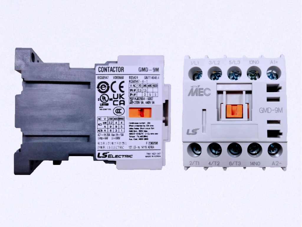 Motorschütz,LS,3No+1No,4kW,9A,GMD-9M,24VDC