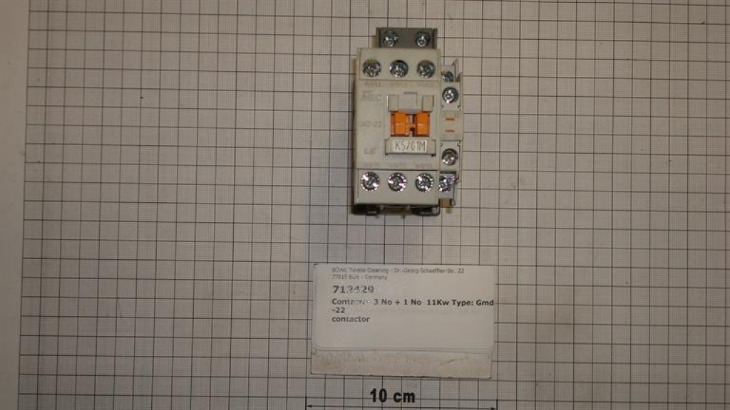 Motor contactor,LS,3No+1No,11kW,22A,GMD-22,24VDC