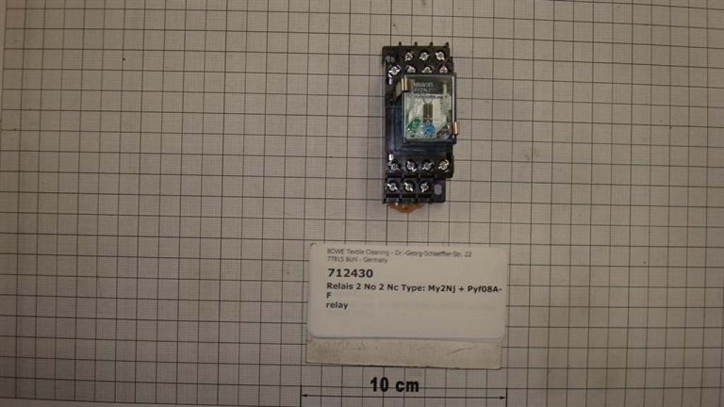 Relais,2 No 2 NC Type: My2NJ+PYF08A-F