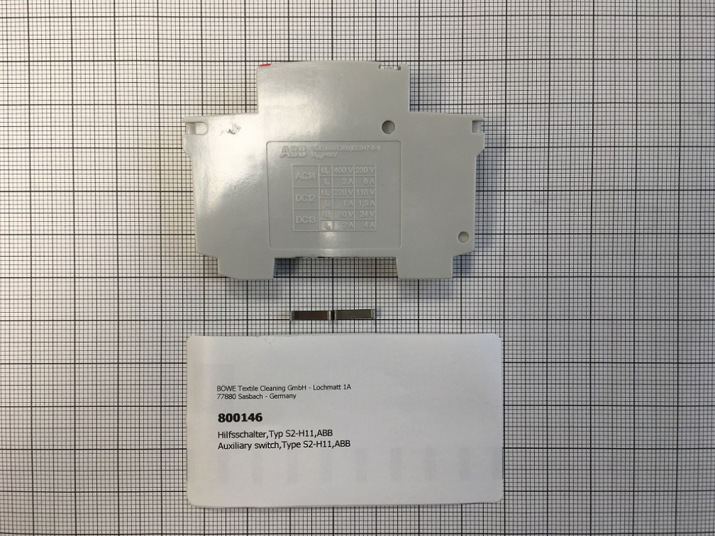 Auxiliary switch,Type S2-H11,ABB