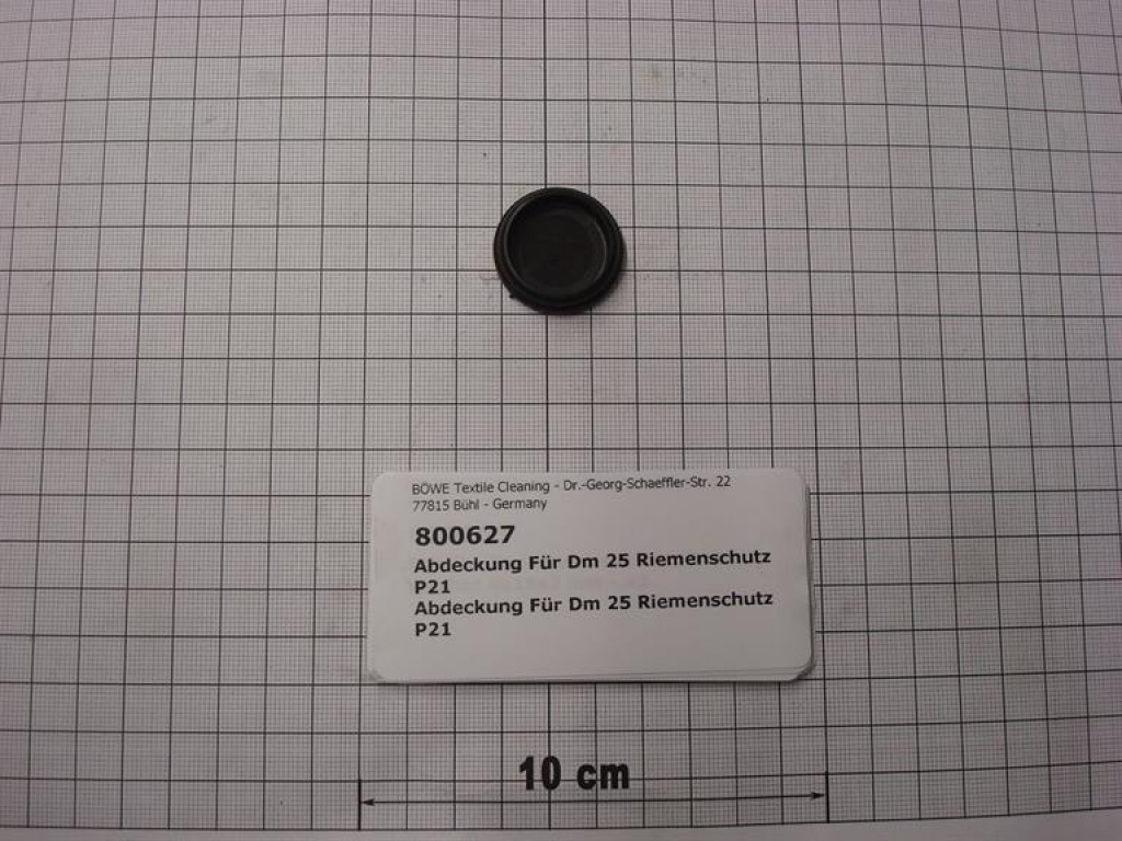 Abdeckung für Riemenschutz,DM25mm, Kunststoff,schwarz