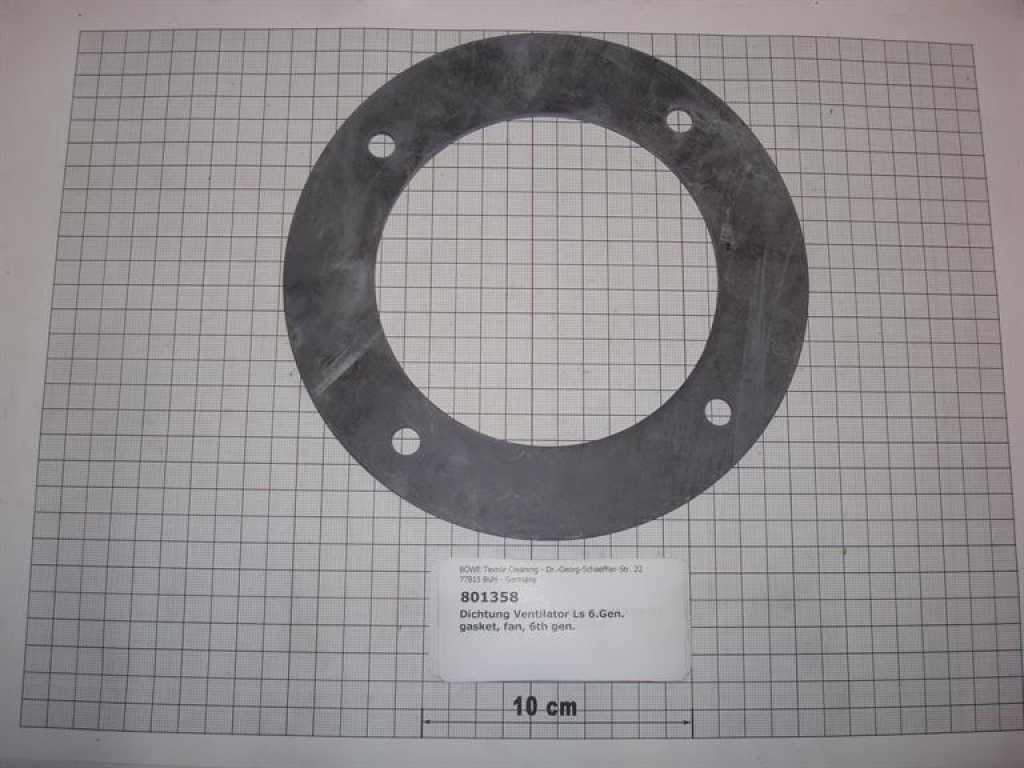 Gasket for fan P/M 21-26-30, #1