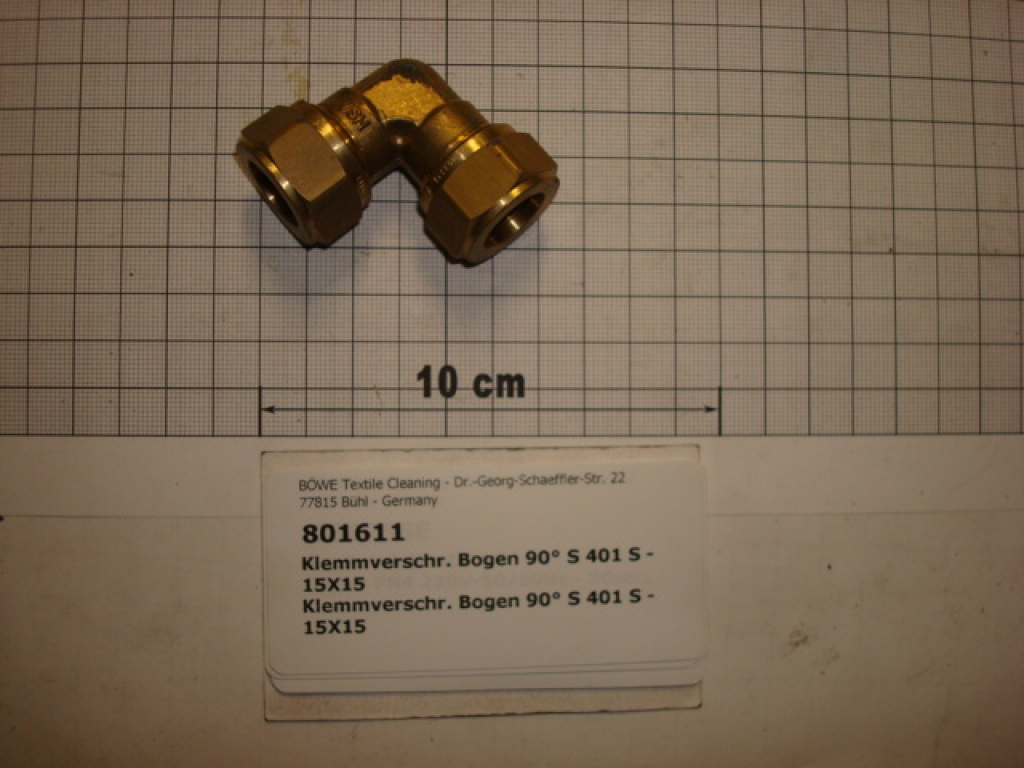Compression fitting,elbow,401-15x15