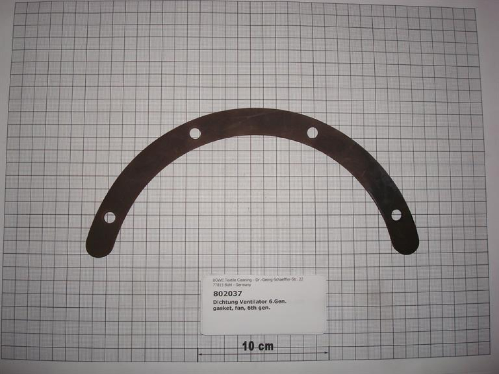 Gasket for fan P/M 21-26-30, #5