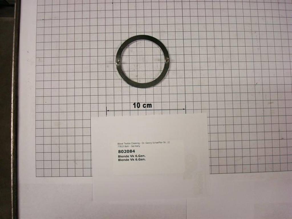 Pressure gauge frame crome