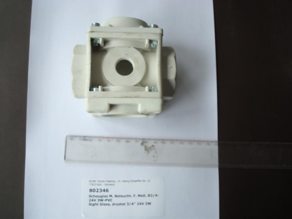 Sight Glass with illumination for drystat 3/4" 24V 3W