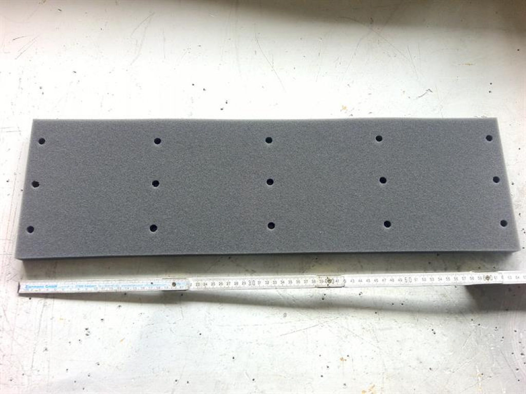 Filter mat,195x650x20mm,lint filter,air duct,P/M21-30