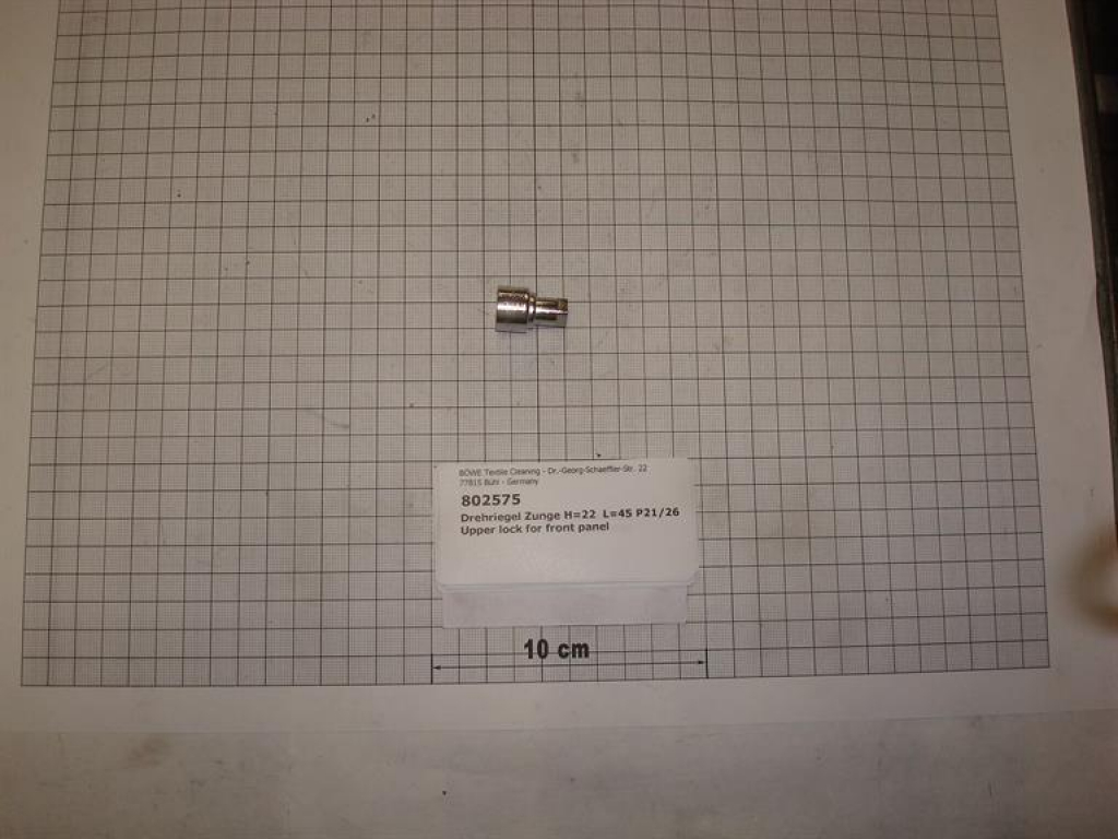 Turning lock,22mm,w/o electrical cabinet key,L=45,P/M21-30