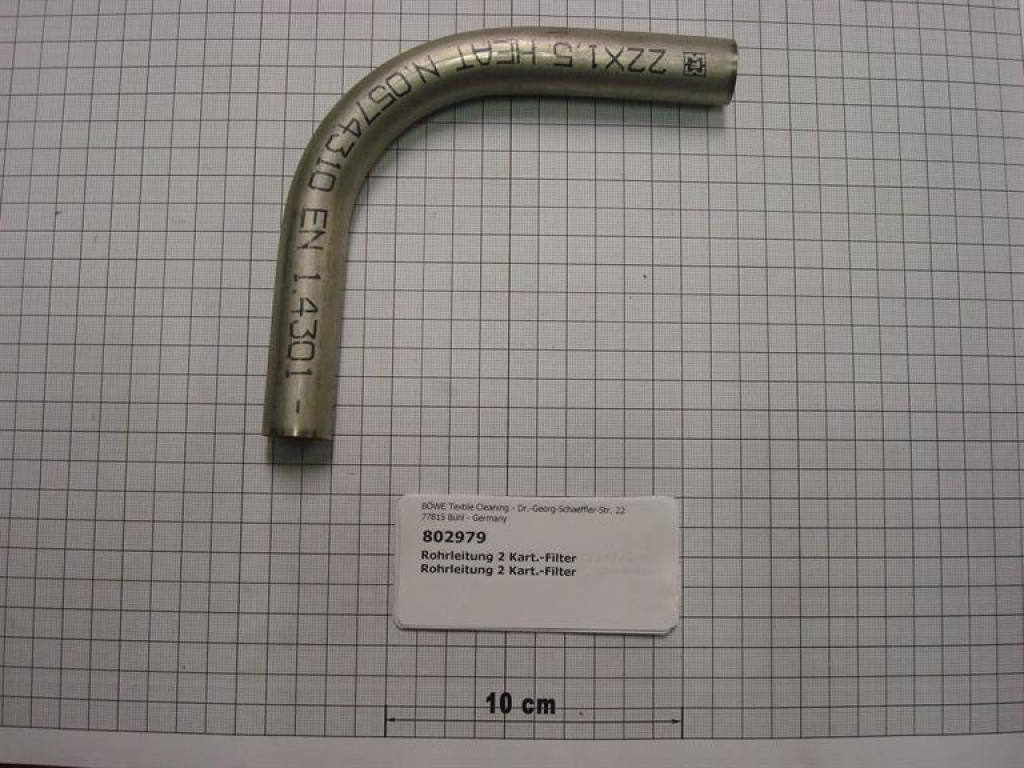 Piping 2 for cartridge filter,P/M21-30