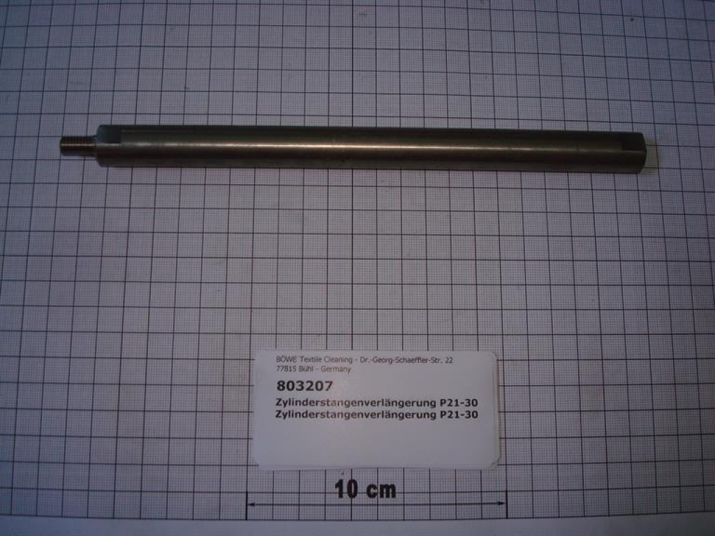 Rod extension for air cylinder P/M 21-26-30