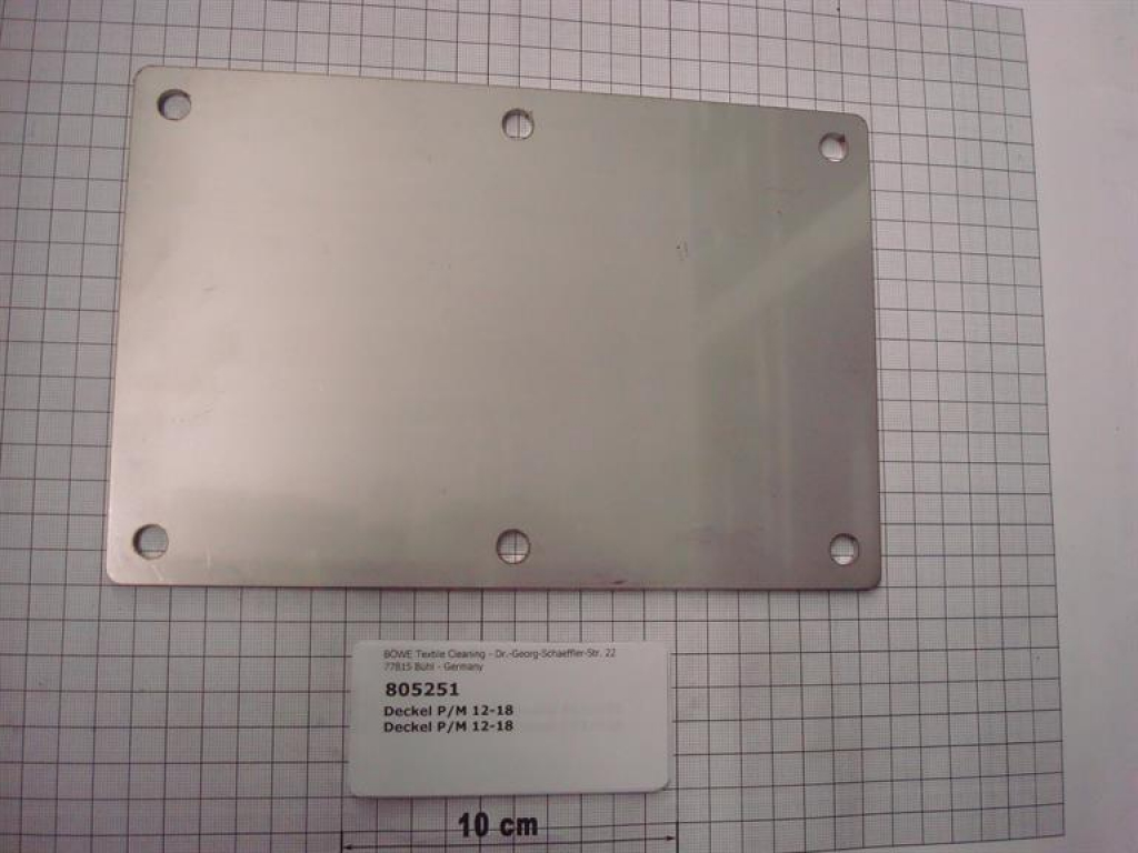 Cover for air duct 805226