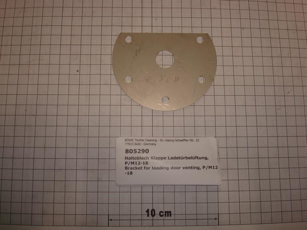 Bracket for flap and loading door venting