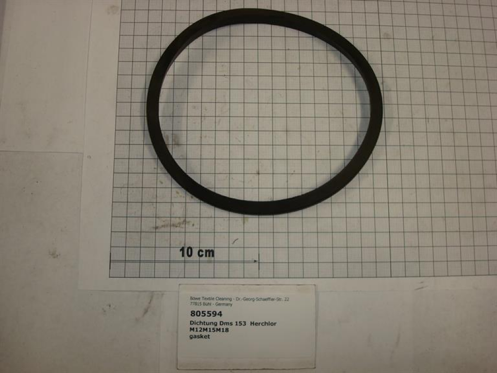 Gasket trapezoidal for condenser 805317 + 806420