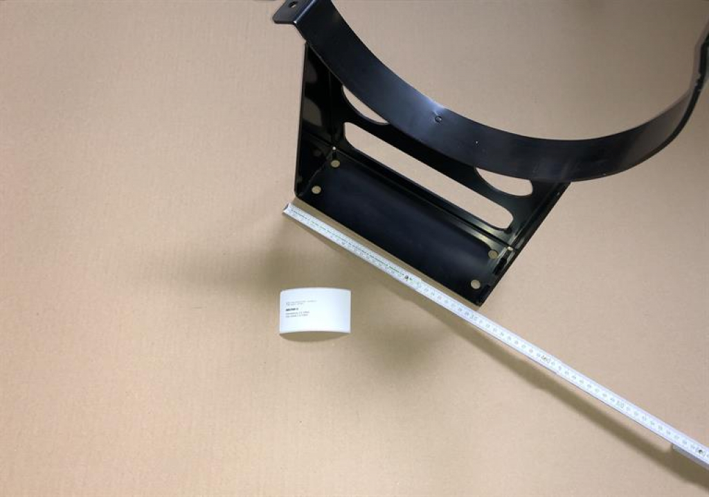 Filterhalterung Öko-Filter1 (unten/vorne),DN370mm,B 50mm,SL,P/M12-18,Pi/Mi240-360