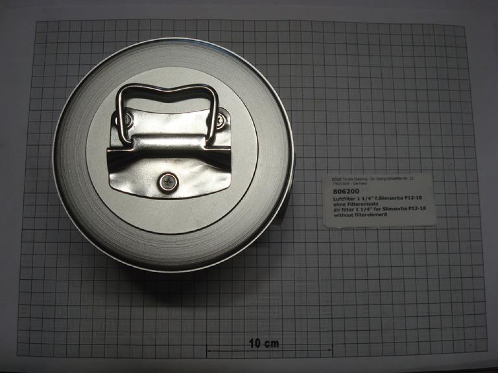 Luftfiltergehäuse,1 1/4",Slimsorba,P12-18, ohne Filtereinsatz