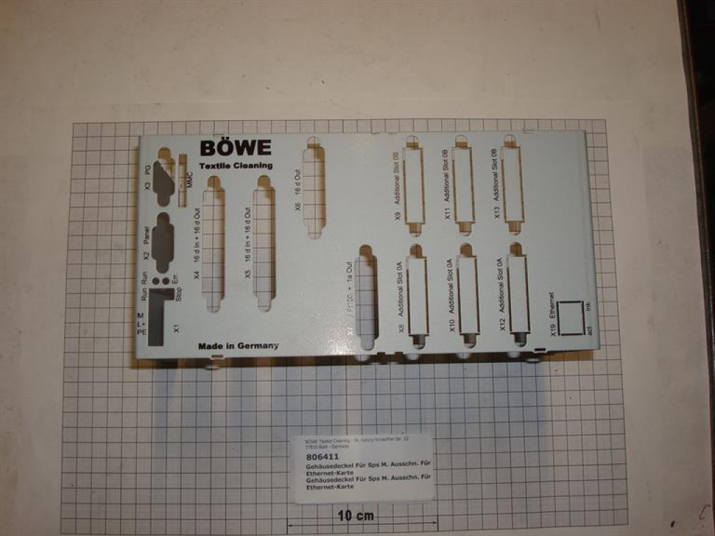 PLC cover for use with Ethernet