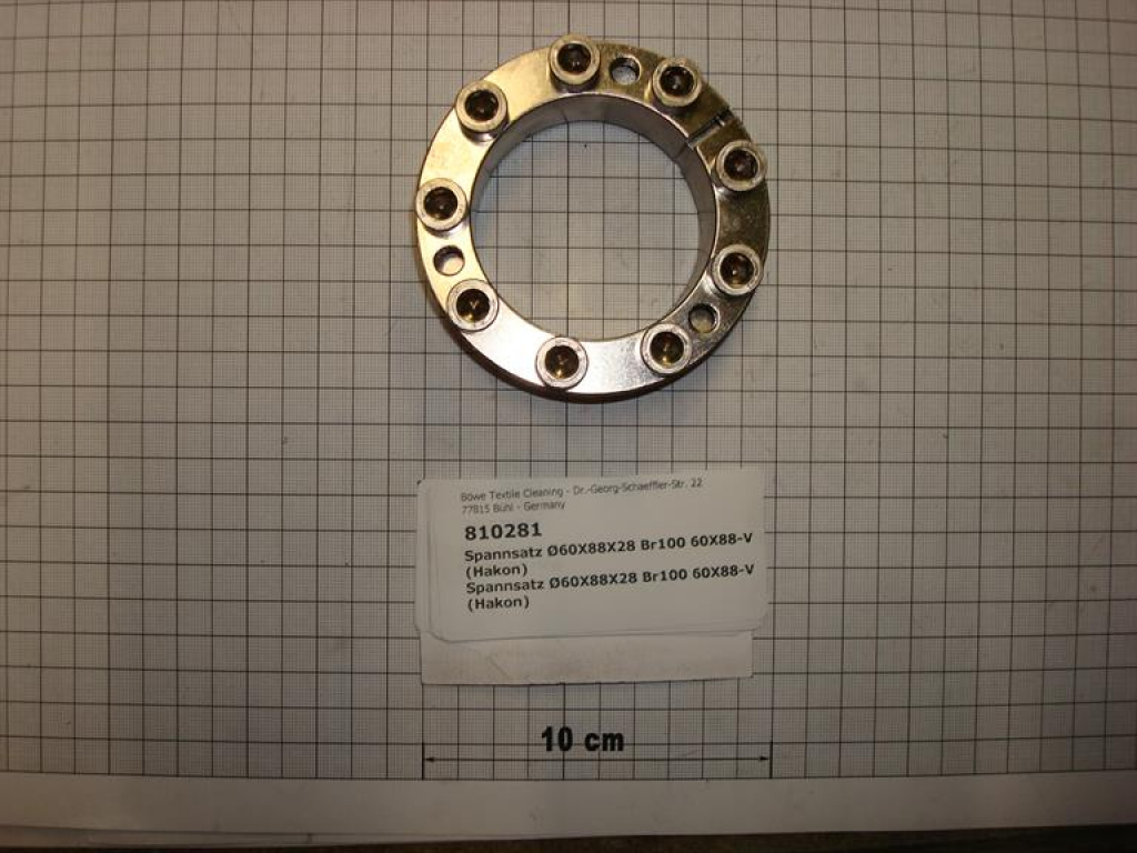 Spannsatz,60x88x28mm,BR100 60X88-V