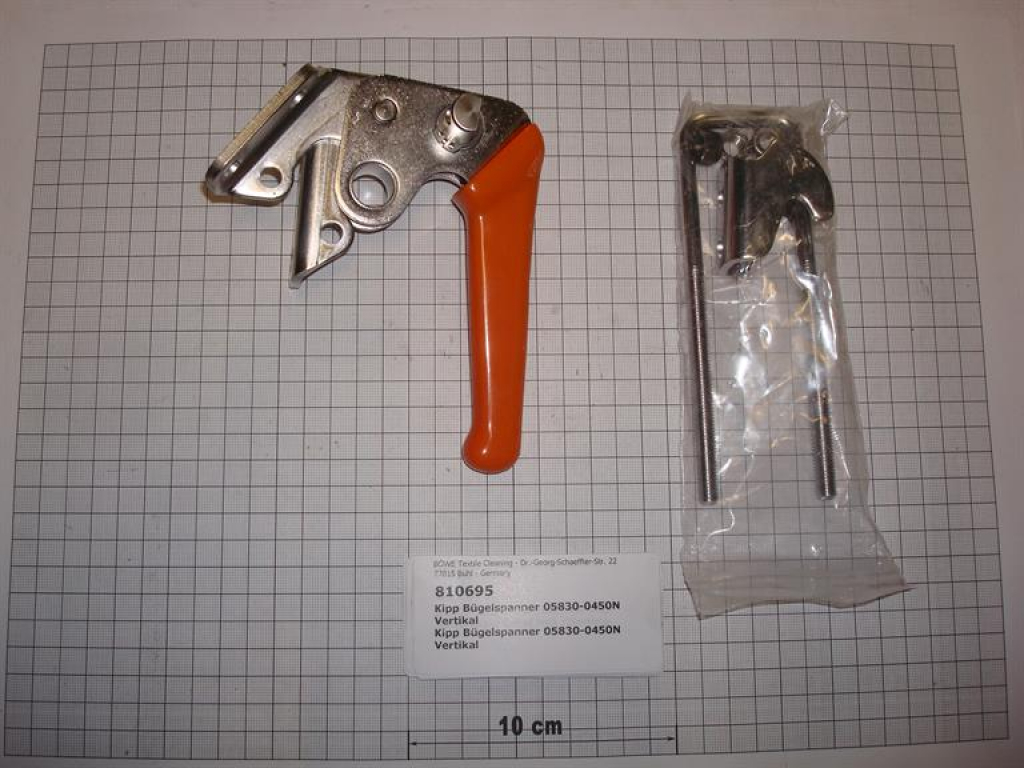 Vertikalspanner,Kipp-Bügelspanner, 05830-0450N