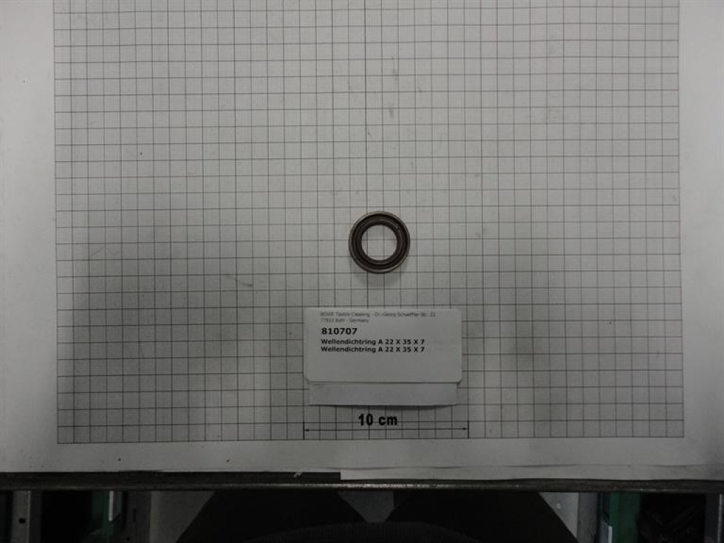Shaft seal,22x35x7mm,A,viton,stainless steel spring