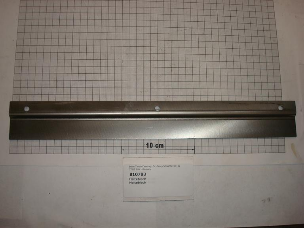 Holding plate,InduLine,self-cleaning button trap