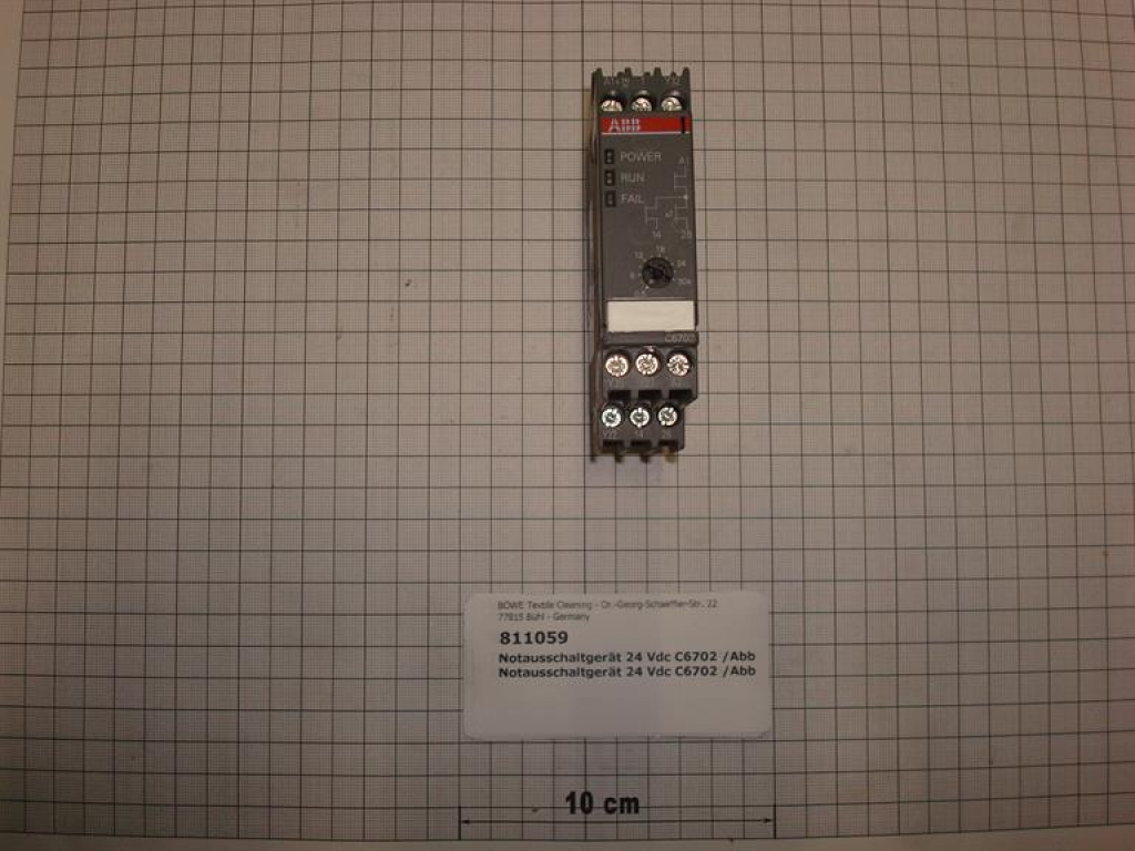 Emergency stop/Safety relais 24VDC RT9