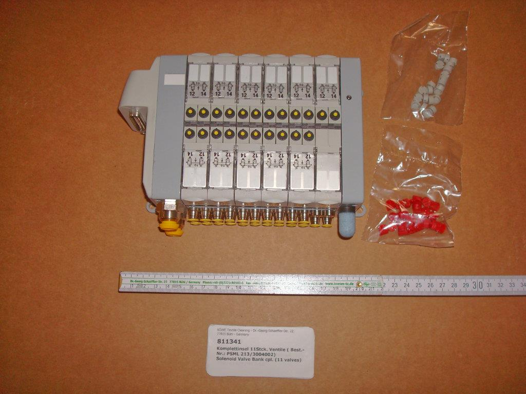 BÖWE Pneumatic valve block 11 valves, rebuilt