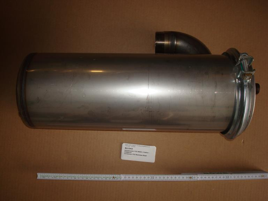 Condenser stainless steel P 12-30, repaired