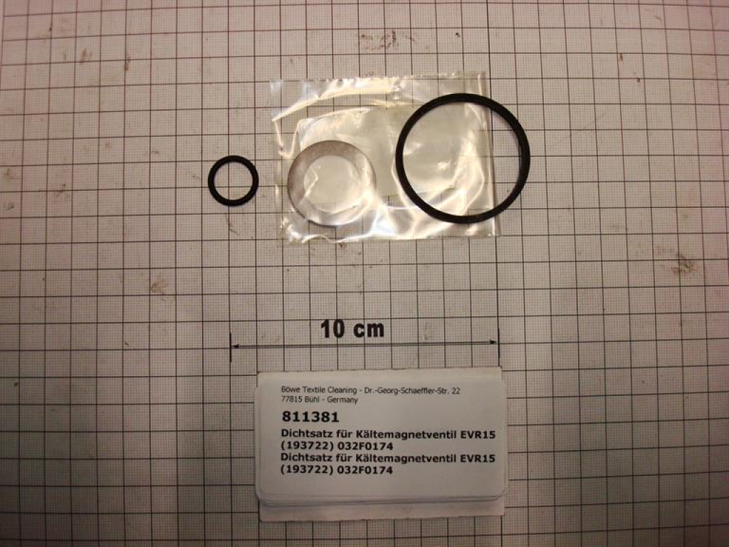 Dichtsatz für Kältemagnetventil,EVR2/3/10/15, (193722)