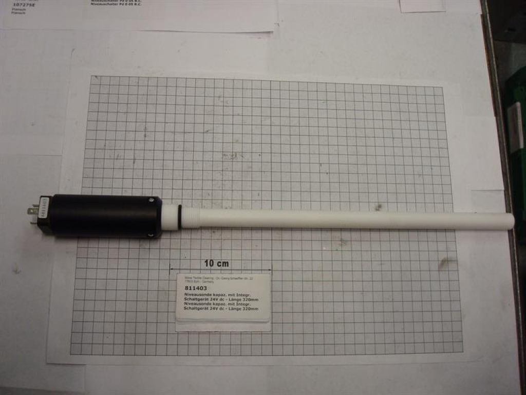 Levelsensor,capacitive,with integrated switchgear,320mm,24VDC,distillation,P12-30