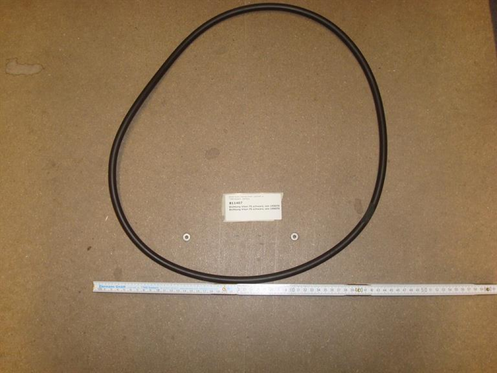 Gasket,round,435x459x12mm,o-ring,viton 75 black,as 195075