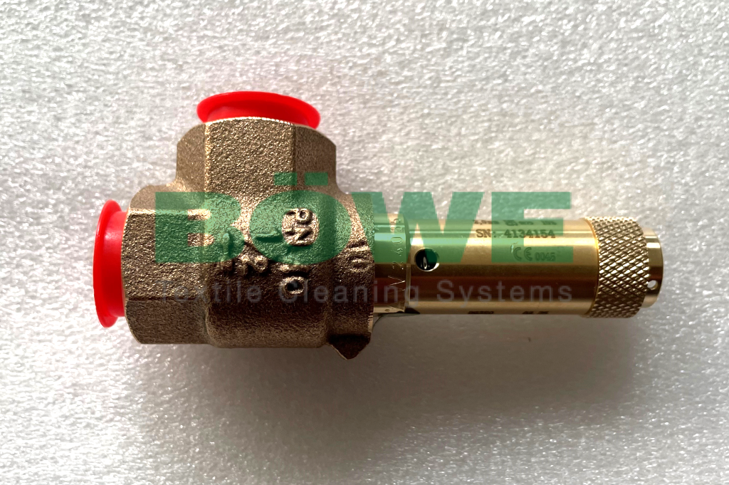 Sicherheitsventil,1/2"x1/2",6bar,Rotguss, Teflondichtung,M12-18