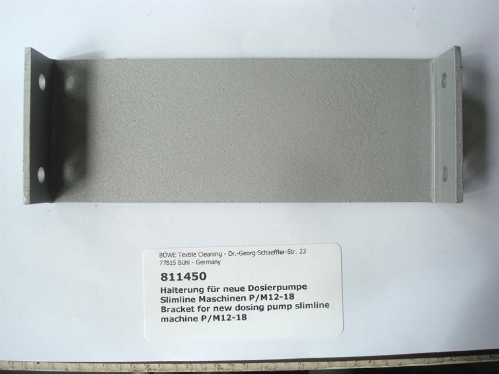 Bracket for dosing pump 811501 slimline
