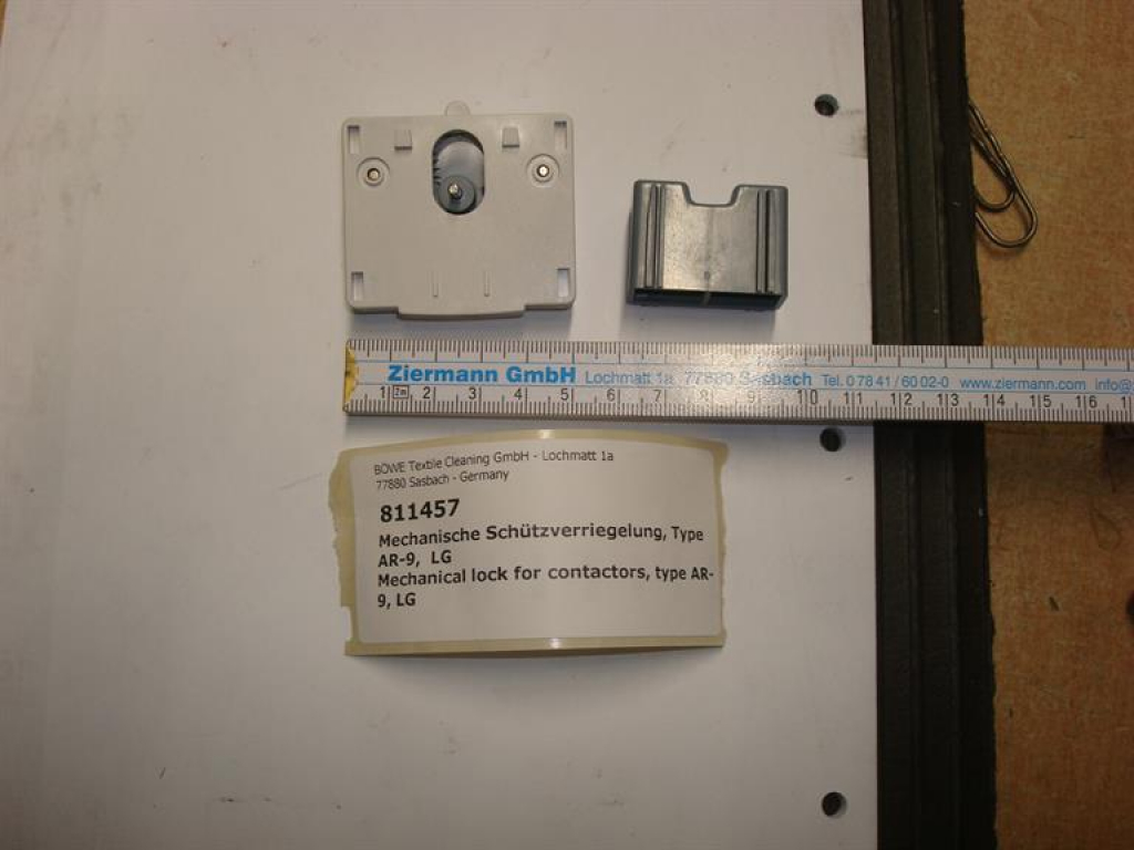 Mechanische Schützverriegelung, Type AR-9, LG