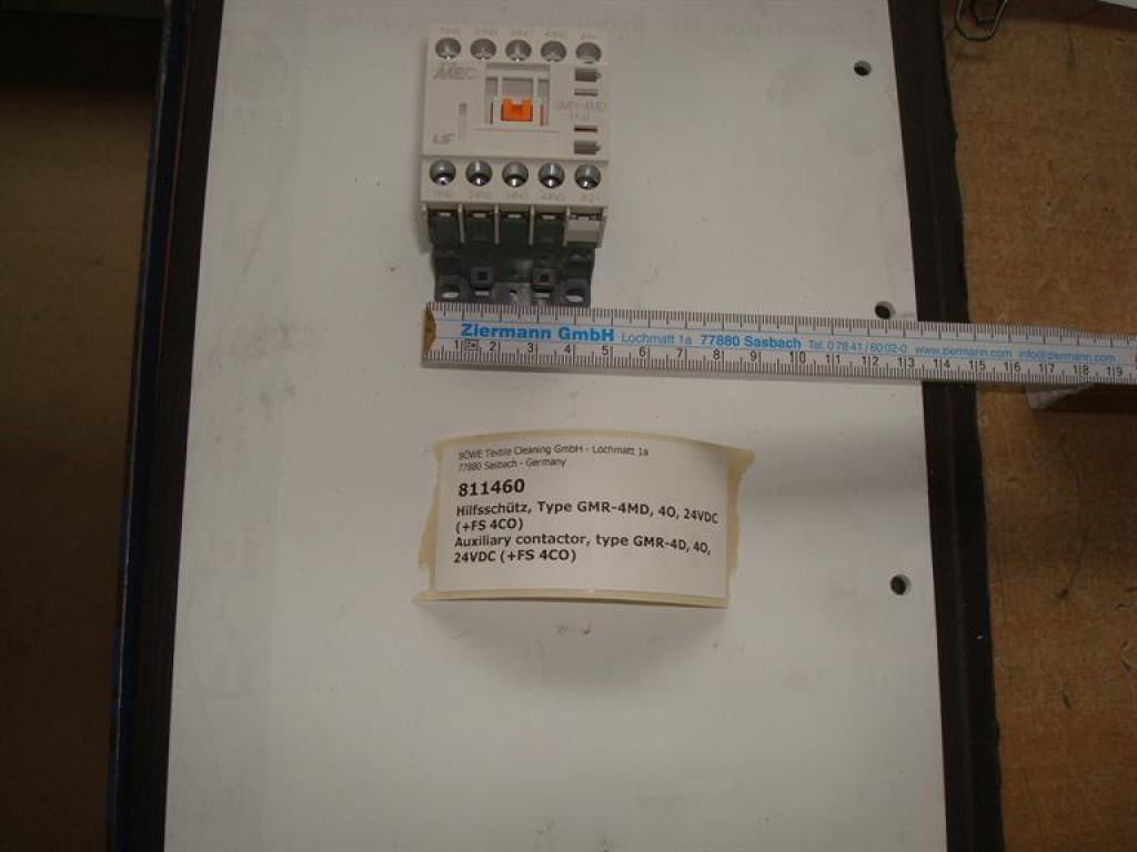 Hilfsschütz,Type GMR-4MD, 4O, 24VDC (+FS 4CO)
