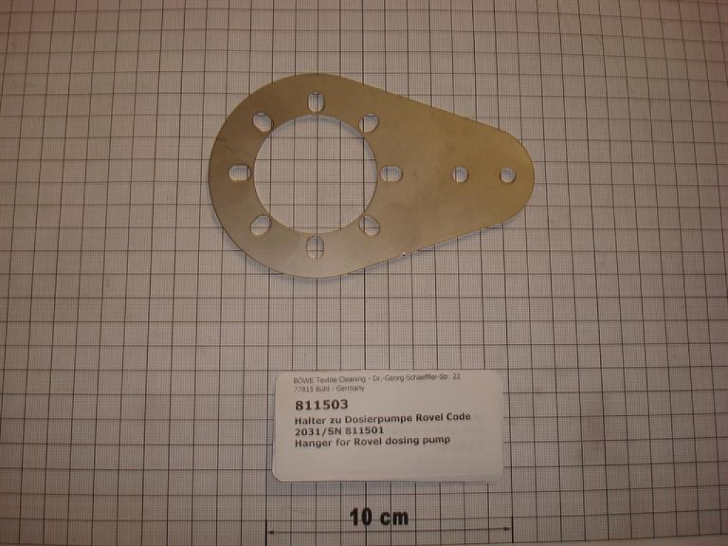 Bracket for dosing pump 811501
