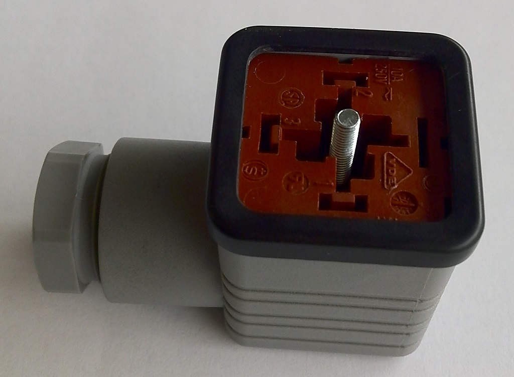 Valve connector for Danfoss cooling valves,for cable set,connector plug