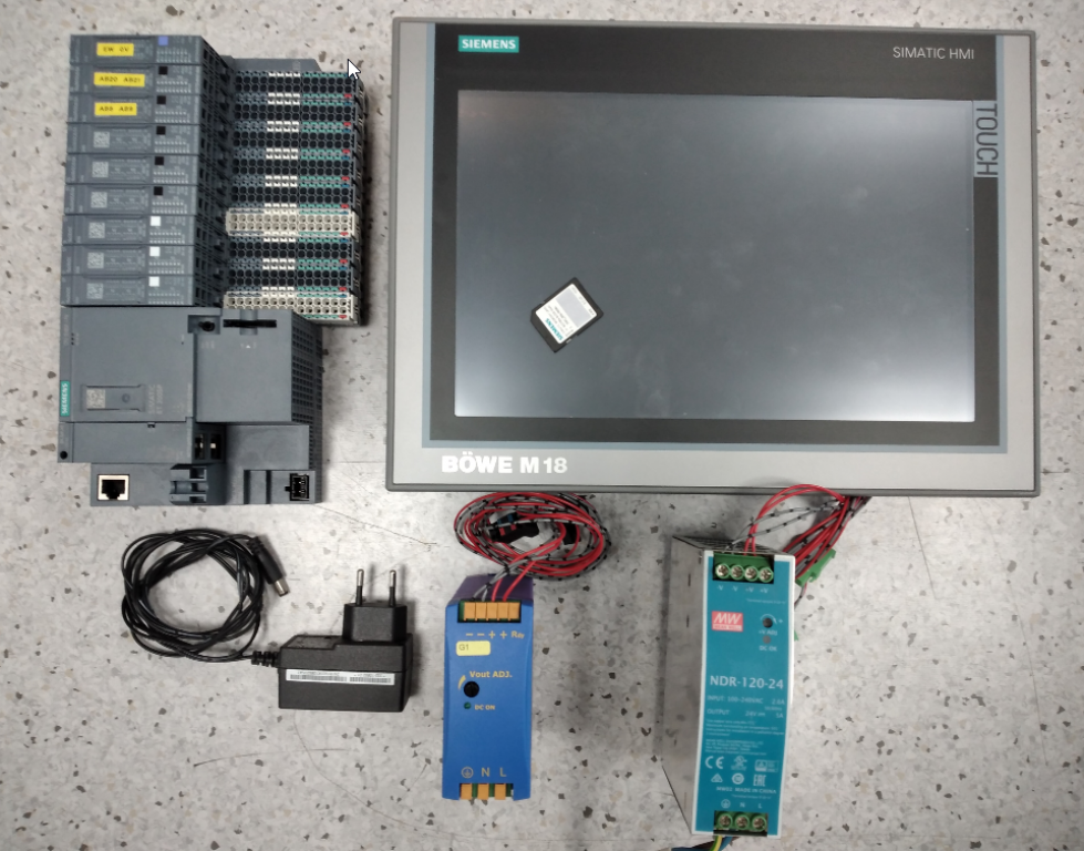 Siemens control complete,12"panel,without frequency inverter,brake resistor,energy clamp,M18