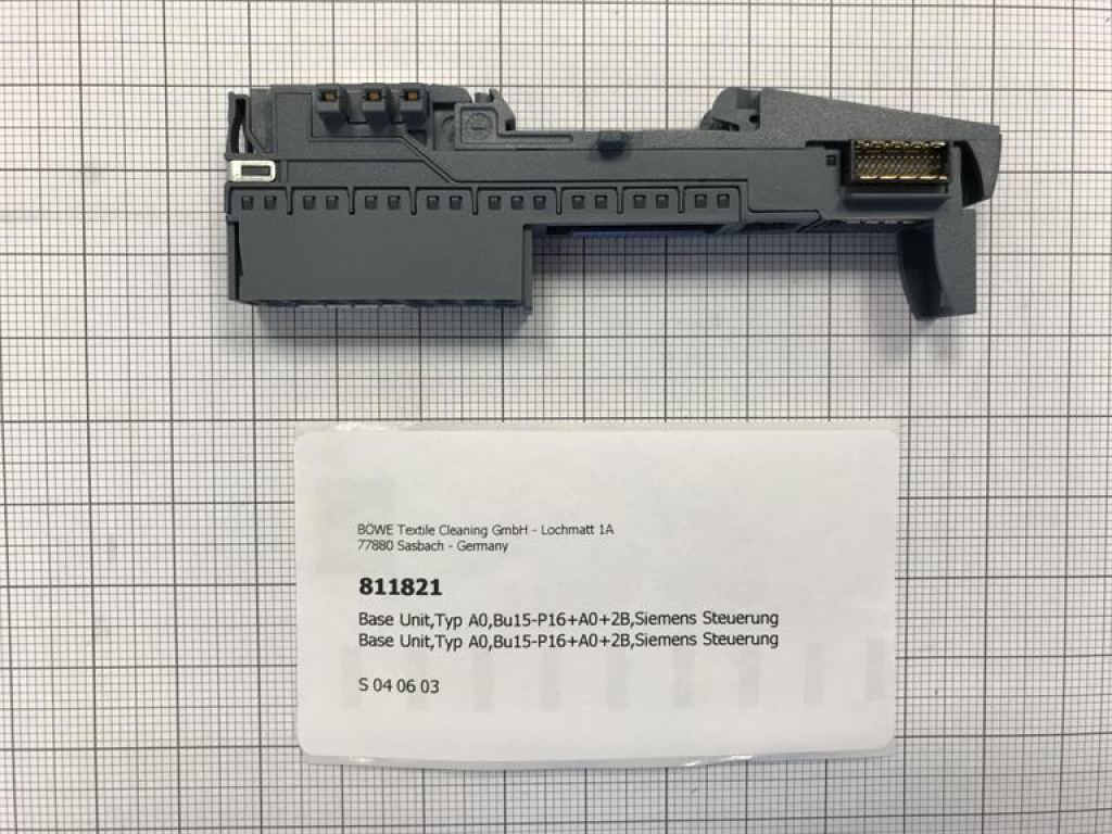 Base unit,type A0,Bu15-P16+A0+2B,Siemens control