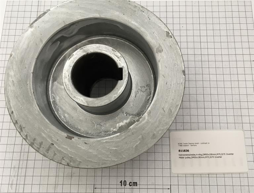 Keilriemenscheibe,4-rillig,DM50mmx190mm,M70,SI70 Inverter
