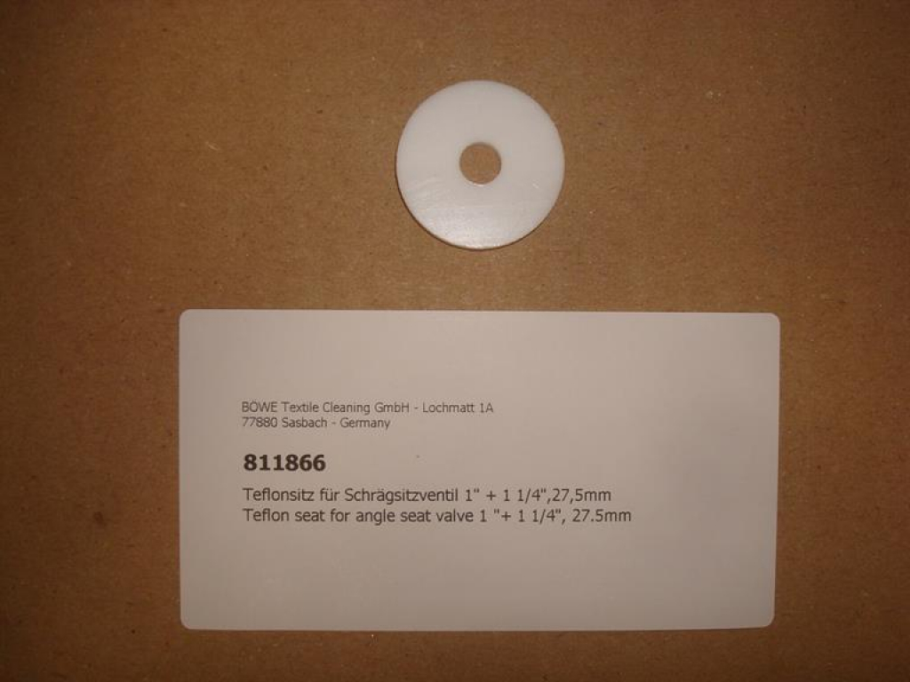 Teflon seal for angle seat valve 1 "+ 1 1/4", 27.5mm