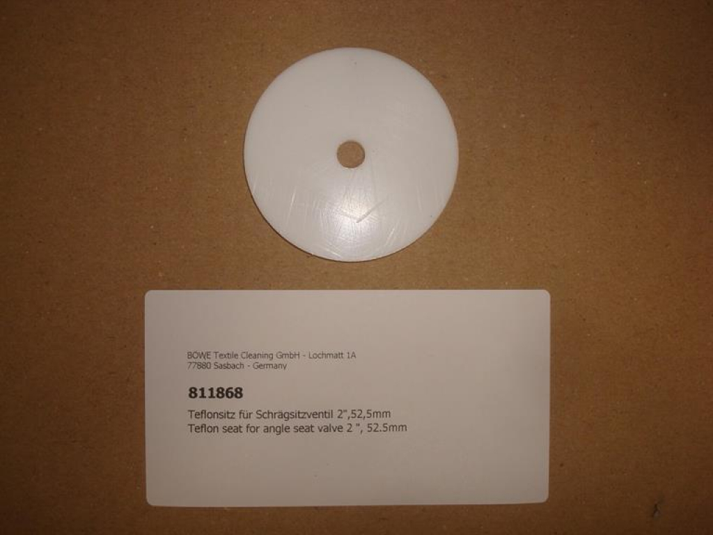 Teflon seal for angle seat valve 2 ", 52.5mm