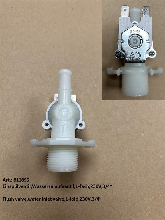 Einspülventil,Wasserzulaufventil,1-fach,230V,3/4“