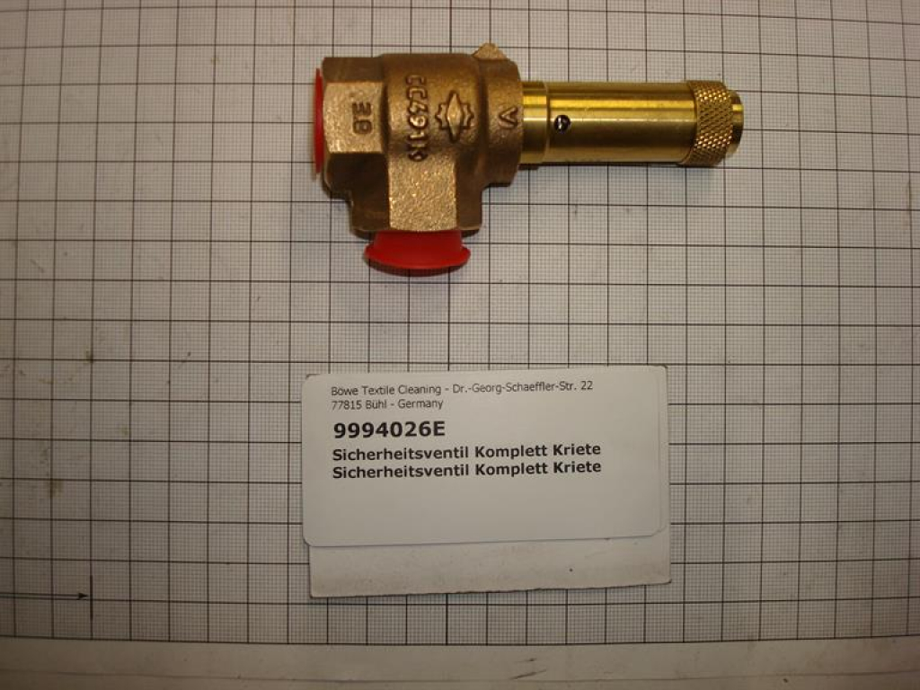 Safety valve "Kriete"