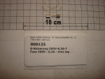 Fuse,5x20mm,250V-6,3A-time lag